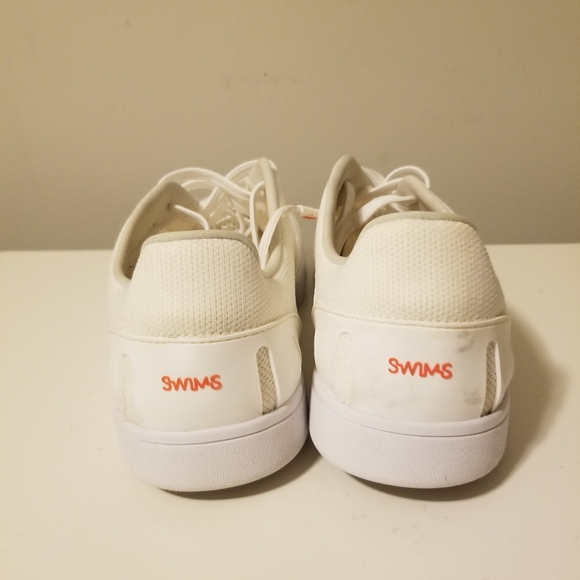 SWIMS Mens White Mesh Sneakers Size 9 - Picture 2 of 6